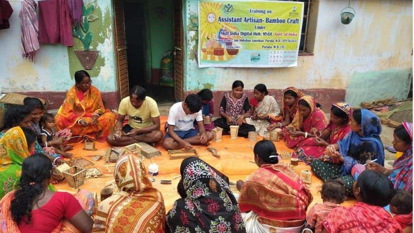 Training on Assistant Artician- Bamboo Craft at JSS